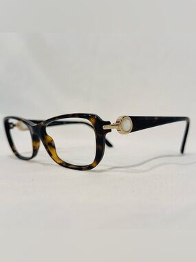 Bulgari Tortoiseshell Cat-Eye Eyeglasses